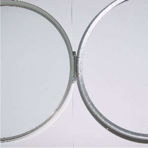 LUNETTE GOUPILLEE NAPOLEON 170mm. CHROME