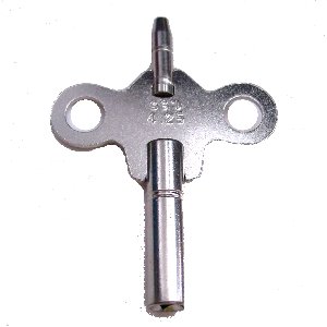 CLEF DOUBLE EN LAITON 3,75mm.