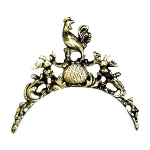 FRONTONS DE CADRANS DE COMTOISE 230mm. COQ