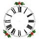 CARD STEEPLE CLOCK DIAL RCI 4 1/4inch