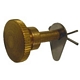 ROUND BRASS DOOR LATCH