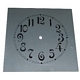 SILVERED SQUARE ARABIC DIAL 220mm