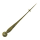 BRASS ARROW HAND FOR 8inch DIAL: Centre to tip: 87mm.