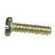 12mm - M2, BRASS SLOT-HEAD